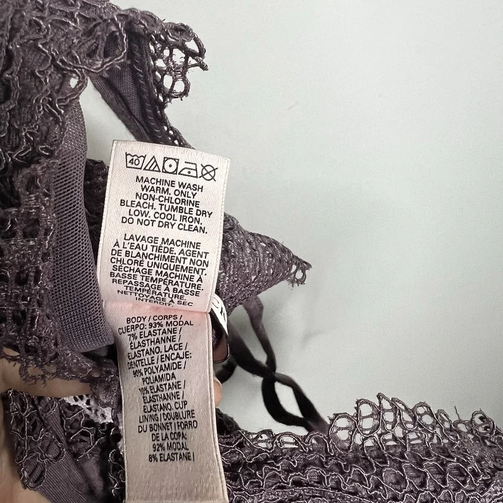 Victoria's Secret Top Women Sz Small Purple Intimates Sleep Slip Baby Doll Tank - Picture 6 of 7